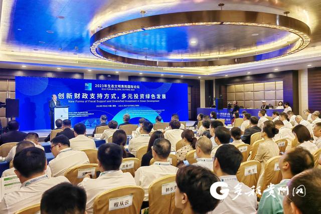 “创新财政支持方式，多元投资绿色发展”主题论坛在贵阳举行 环境保护 投资 行业新闻 第1张