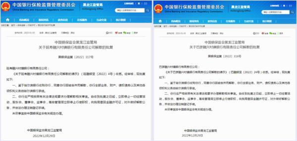 这家银行获批解散！已全部清零 银行 行业新闻 第2张