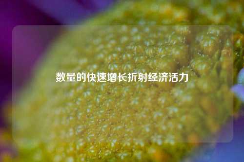 数量的快速增长折射经济活力 经济 行业新闻 第1张