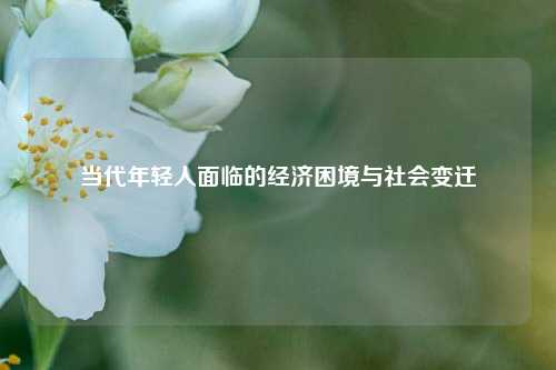 当代年轻人面临的经济困境与社会变迁 社会变迁 经济 行业新闻 第1张