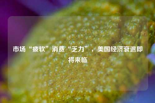 市场“疲软”消费“乏力”，美国经济衰退即将来临 经济衰退 行业新闻 第1张